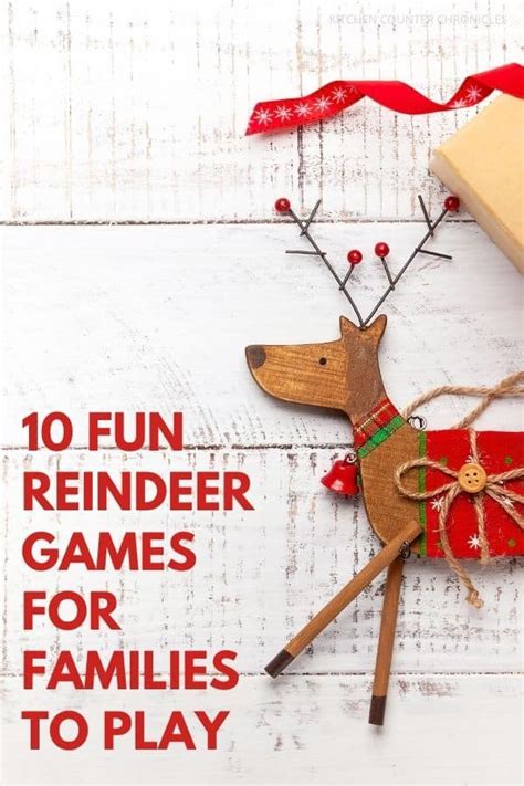 reindeer games|15+ Fun Christmas Reindeer Games to Play .